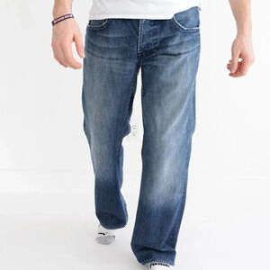 William  Rast Dark Wash Billy Bootcut Jeans~ See Measurements in Photo